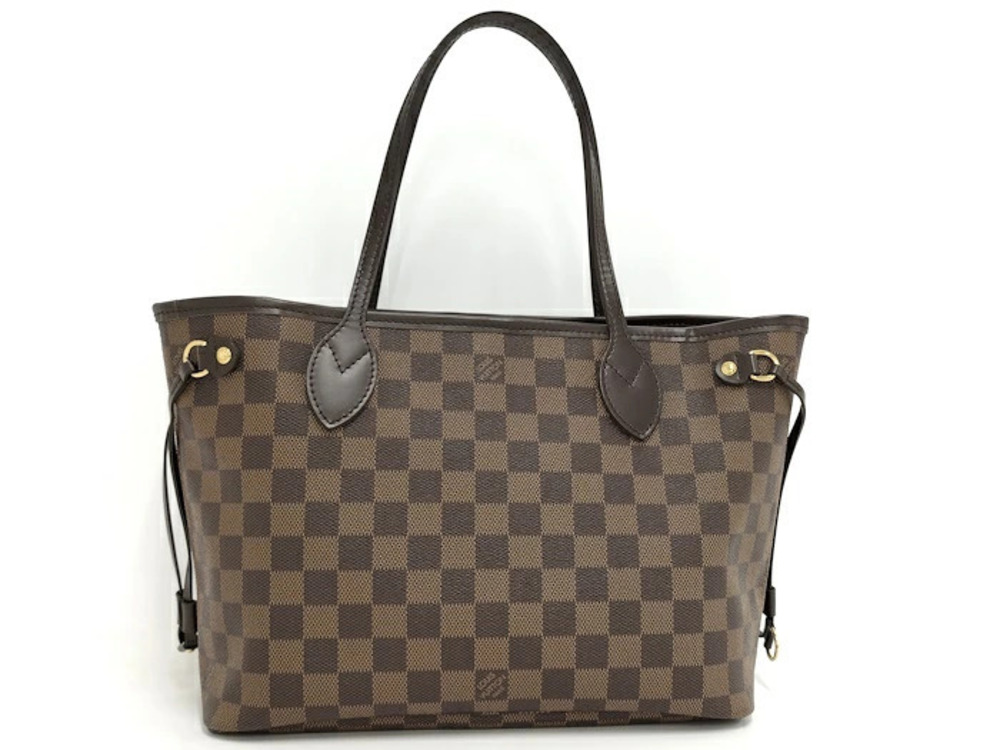 Louis Vuitton Shoulder Bag Damier Neverfull Brown